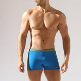 Boxer de baie albastru-kaki NELSON UD097