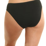Chilot clasic din bumbac negru AIDA S0839