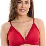 sutien triunghi rosu