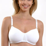 Sutien clasic neburetat bumbac CAMI R1060 alb