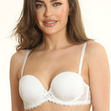 sutien balconet alb