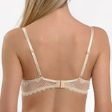 Sutien clasic microfibra si dantela CATRINA R1378O bej