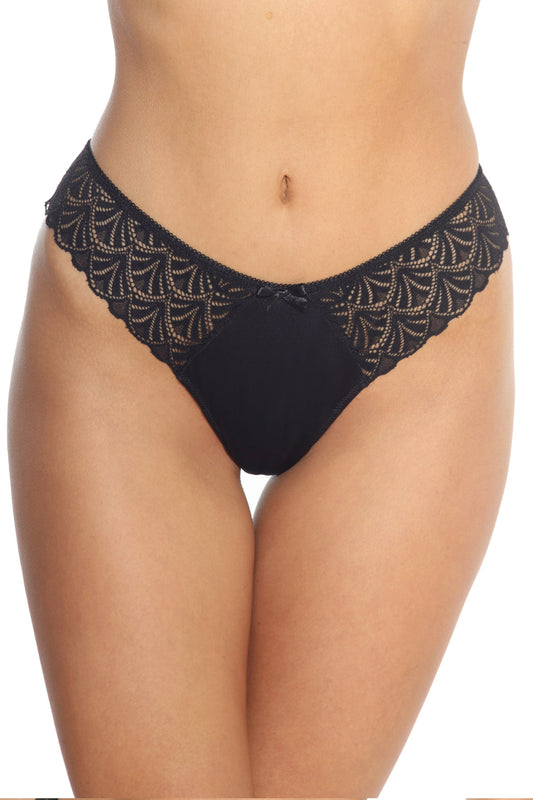 Black Brazilian panty CATY S1788