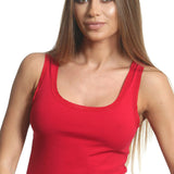 Maiou bumbac CECILIA C0186-Rosu