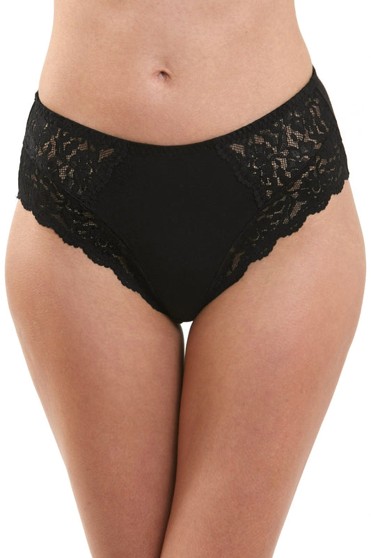 chiloti cu talie inalta din bumbac