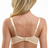 Sutien clasic din bumbac cu dantela bej Fiona R1103