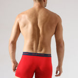 Men's Cotton Boxers LUCA UX008-Red