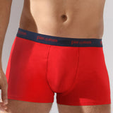 Men's Cotton Boxers LUCA UX008-Red