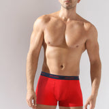 Men's Cotton Boxers LUCA UX008-Red