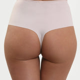 Chilot clean cut modelator tanga, talie inalta LUCY S1512 bej