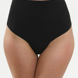Chilot clean cut modelator tanga, talie inalta LUCY S1512 negru