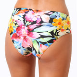 Slip clasic de baie imprimat cu flori tropicale MAUI DS376