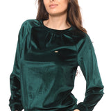 bluza de casa verde