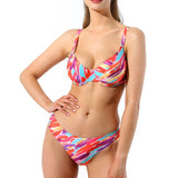 Slip de baie clasic Rosu imprimat Palau DS606