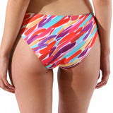 Slip de baie clasic Rosu imprimat Palau DS605