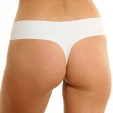 Chiloti tanga fara cusaturi Mika S1463 alb