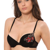 sutien push-up negru