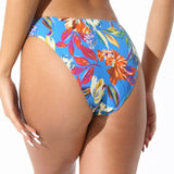 Slip de baie clasic Albastru Imprimat Thai DS571