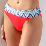 Slip de baie clasic inalt Tonga Geometric DS618