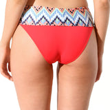 Slip de baie clasic inalt Tonga Geometric DS618