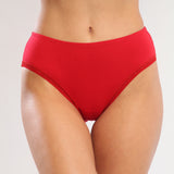 Set 3 chiloti clasici din bumbac rosu CECILIA S1797