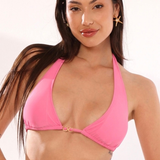 Sutien de baie triunghi roz COLORS DR660