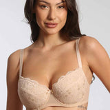 Sutien clasic cu dantela nude OLGA R1447