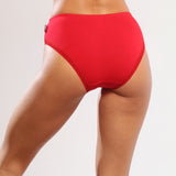 Set 3 chiloti clasici din bumbac rosu CECILIA S1797