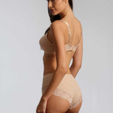 Sutien clasic cu dantela nude OLGA R1448