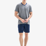 Pijama Blackspade gri/albastru EDUARD 40886C