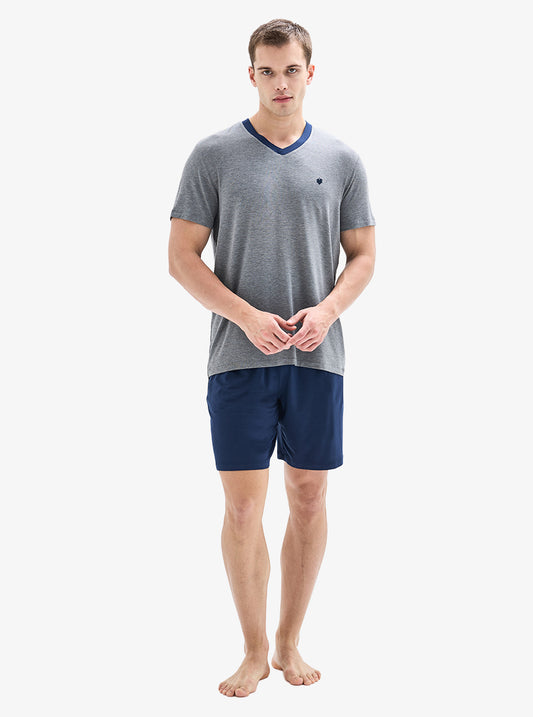 Pijama Blackspade gri/albastru EDUARD 40886C