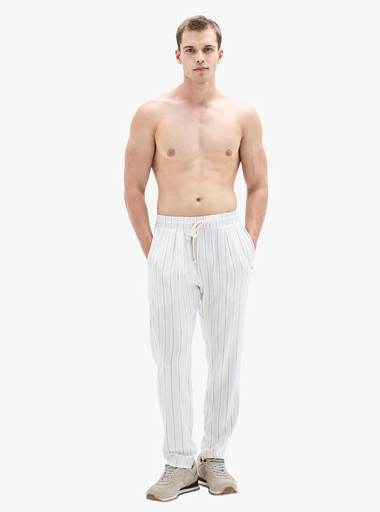 Pantaloni de casa Blackspade ecru MARCU 40927