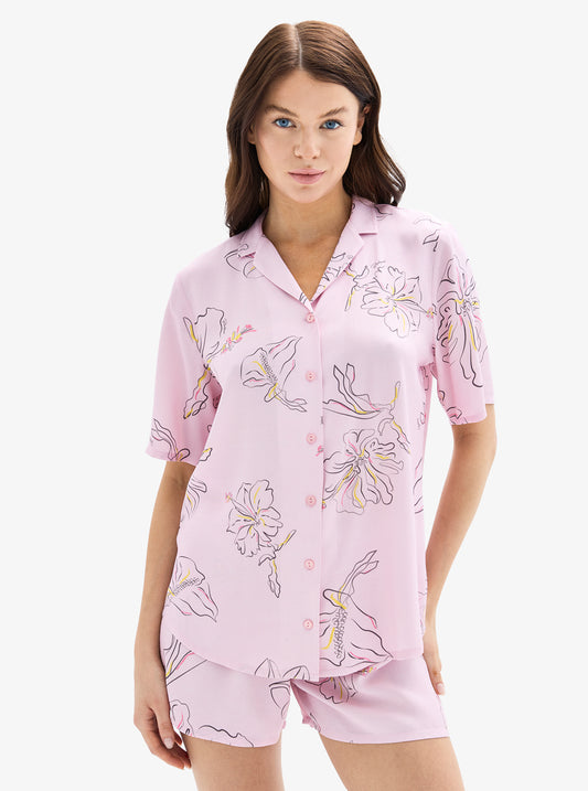 Bluza pijama Blackspade roz DAIANA 52022C