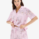 Pantalon pijama Blackspade roz DAIANA 52024C