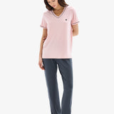 Pijama Blackspade roz TEA 52090C