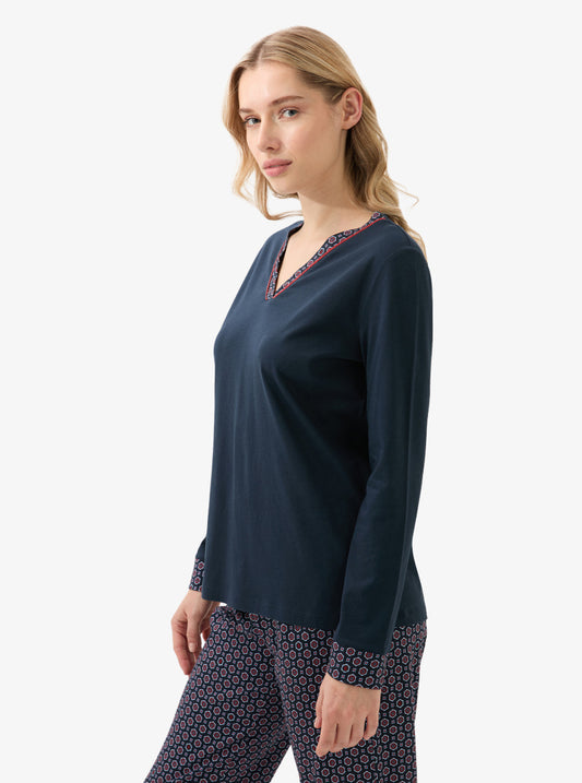 Pijama premium bleumarin Blackspade FLAVIA 51913C