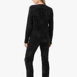 Pijama negru imprimat Blackspade ELIZA 51944C