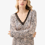Camasa de noapte animal print Blackspade CINTIA 51916C