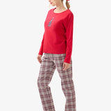 Pijama rosu Blackspade NATALIA 51967C