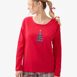 Pijama rosu Blackspade NATALIA 51967C