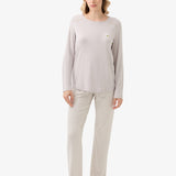 Pijama premium gri imprimat Blackspade LIA 51962C