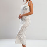 Rochie de plajă ecru DA008