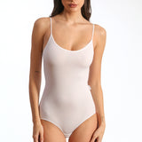 Body clasic din bumbac CAMI B0015 alb