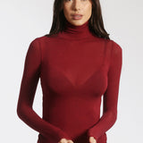 Bluza tip maletă cu cașmir burgundy BL006