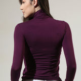 Bluza tip maleta visiniu CARINA BL010