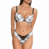 Sutien clasic din microfibra imprimat BRIGITTE R1610