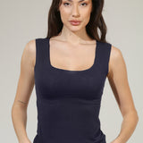 Maiou cu cașmir și modal bleumarin C0195