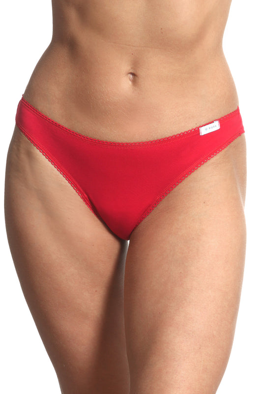 Set of 3 Brazilian Cotton Panties CAMI S0836-Red