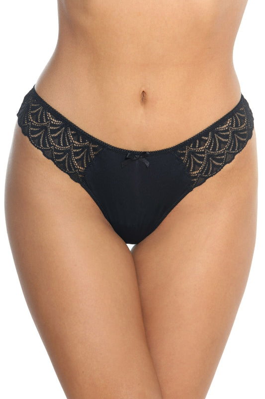 Chilot tanga Negru CATY S1785