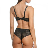 Sutien cupa soft decoltata CATY R1634 negru